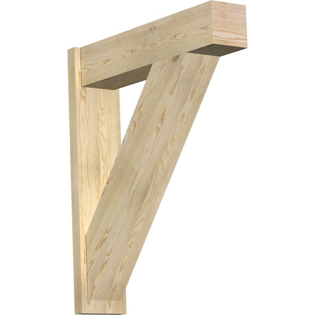 Ekena Millwork Traditional Block Rough Sawn Outlooker, Douglas Fir, 8"W x 34"D x 40"H OUT08X34X40TRA05RDF